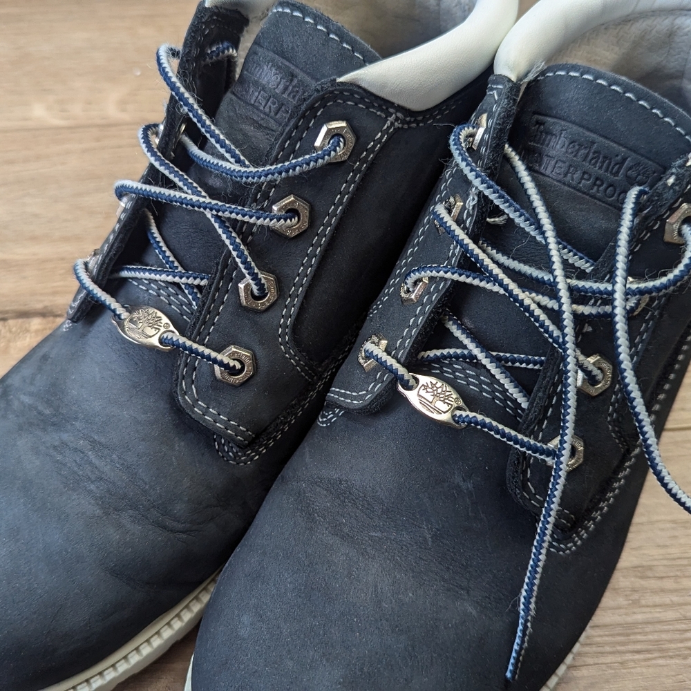 Women's Nellie Timberland 9 Boot Navy Blue Waterproof